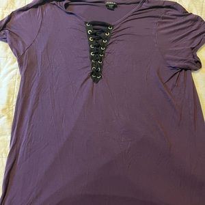 Torrid size 3 purple shirt